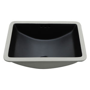 Modern Ceramic Undermount Bathroom Sink With Overflow, High Quality