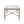 Metal Rectangle Coffee Table With Tempered Glass Top - Bronze