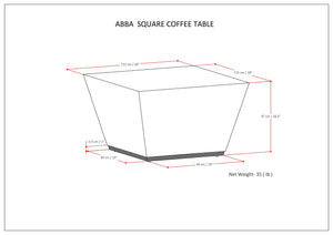Abba - Handcrafted Coffee Table