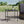 Outdoor Square Side Table with X Shaped Iron Frame - Black
