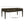 Fluted 2 Drawer Coffee Table - Brown