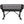 6' Outdoor Steel Bench With Backrest