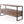 Reclaimed Wood Media TV Console Table With 3 Drarwer, Open Shelf - Antique Gray