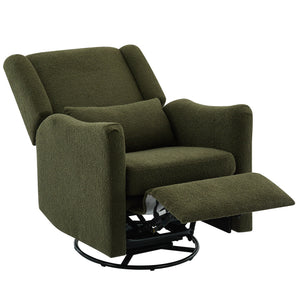 Wide Wingback Swivel Glider Rocker Recliner Chair