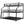 Twin Long / Full Long / Queen Triple Bunk Bed With Long And Short Ladder And Full-Length Guardrails - Black