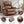 Heat Massage Manual Recliner Chair with Rocker and Swivel