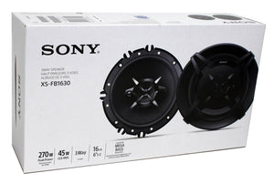 Sony XS-FB1630 6.5" 540 Watt 3-Way Car Audio Speakers Stereo XSFB1630
