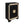 Lively - Nightstand With Glitter Detail And Thick Bar Handle Hardware - Black