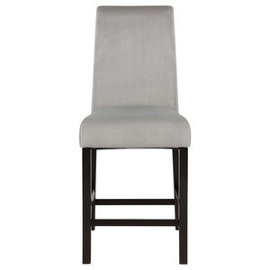 Upholstered Counter Stools (Set of 2) - Gray