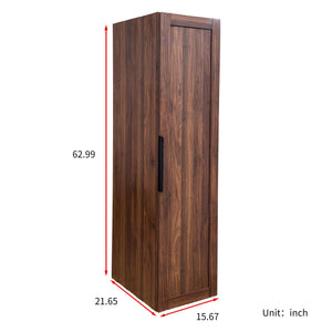 Freestanding Buffet Cupboards Sideboard With Doors & Shelves, Kitchen Pantry Storage Cabinet - Walnut