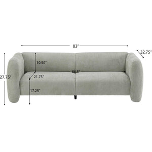 Tonson 83" 3-Seater Boucle Sofa with Wave Design
