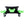 Rolling Detailing Creeper Seat With Wheels, Removable Tool Trays, 300 Lbs Capacity - Green