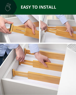 Drawer Dividers 22”, Natural