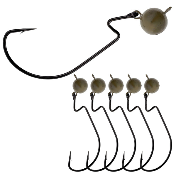 Reaction Tackle Lead Swing Football Jigs- 5-PACK