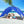 2-in-1 4 Person Instant Pop-up Waterproof Camping Tent-Blue