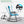 Outdoor Patio Camping Lightweight Folding Rocking Chair with Footrest