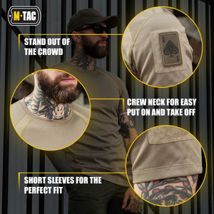 M-Tac T-Shirt Athletic Tactical Gen II with Loop Panels (Set of 3)