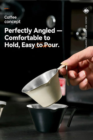 Best Espresso Shot Glass with Measurement Scale - Volcano 100ml Stainless Steel Under $6