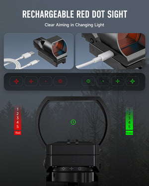 PINTY 4-in-1 3-9x32 Rifle Scope Combo