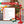 5 Ft Musical Christmas Street Lamp Snow Globe Lantern on Stand-Red