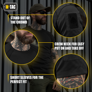 M-Tac T-Shirt Athletic Tactical Gen II with Loop Panels (Set of 3)