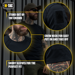 M-Tac T-Shirt Athletic Tactical Gen II with Loop Panels (Set of 3)