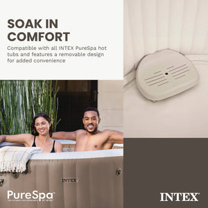 Intex PureSpa Slip Resisting Inflatable Removable Hot Tub Seat Spa Accessory