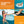 Intex Laguna Splash Island Floating Water Raft with 2 Detachable Lounge Tubes
