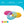 Intex 59260EP Colorful Transparent Inflatable Swimming Pool Beach Tube Raft