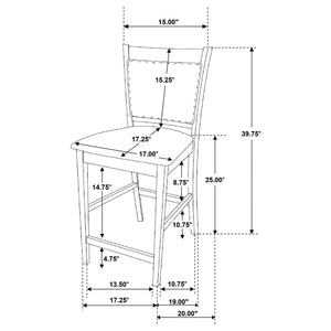 Finley - 5 Piece Dining Set With Chairs - Espresso