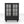 Minimalist Buffet Cabinet With Double Glass Doors And Drawer