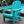Adirondack Folding Chair with Dual Cup Holders - Lake Blue