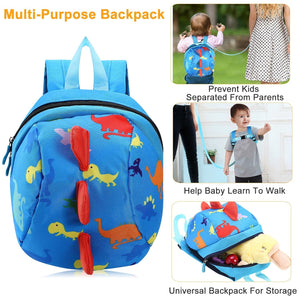 Safety Harness Baby Child Strap Toddler Walking Keeper Backpack w/Anti-Lost Leash for Aged 1-3