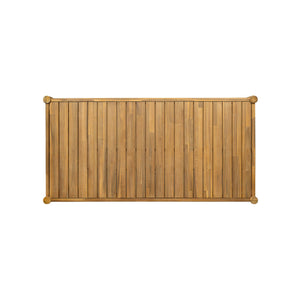Classic Patio Dining Table, Acacia Wood - Light Teak