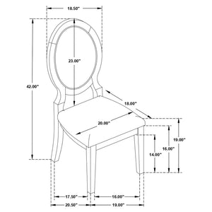Fulton - Oval Back Dining Side Chair (Set of 2) - Espresso