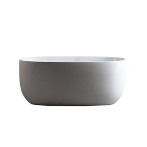 47'' Independent Solid Surface Resin Stone Bathtub