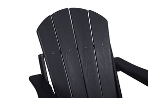 Folding Adirondack Chair with Side Table, 3-Piece Set