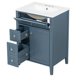 Bathroom Vanity With Sink, Soft Closing Cabinet
