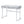 Tigress Printed Faux Marble Top Writing Desk - White