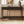 Fluted 2 Drawer Storage Console Table - Brown
