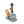 Sitting Akita Dog Planter Garden Decor