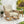 Contemporary Minimalist Wicker Rocking Chair With Soft Cushions