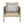 Outdoor Acacia Wood Club Chair with Handwoven Rope, Light Teak Finish