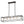 6 Light Farmhouse Chandelier, Modern Industrial Linear Rectangular Crystal Pendant Light Cage Chandelier For Dining Room, Kitchen Island, Bar, Long Table, G9*6 Bulbs Included - Matte Black