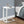 Accent Table, C-Shaped Modern Design