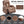 Brown PU Infinite Position Power Lift Recliner Chair