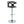 Gardenia - Contemporary Adjustable Barstool & Swivel, Rounded T Footrest (Set of 2)