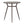 Clara - Industrial Round Dinette Table - Antique