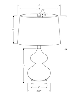 Lighting, Glass, Contemporary Table Lamp