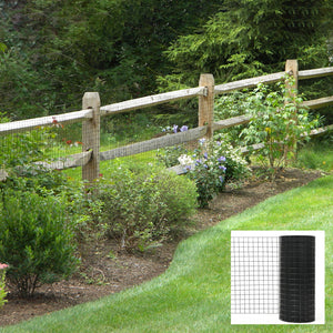 Vinyl Coated Hardware Cloth, Welded Wire Fence For Poultry And Home Improvement - Black